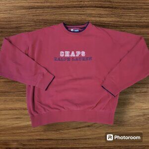 Vintage Chaps Ralph Lauren Sweater Adult XL Red Sweatshirt Outdoors 90s